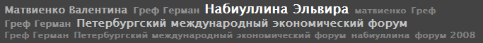 Облако ключевых слов